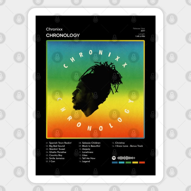 Chronixx - Chronology Tracklist Album Magnet by 80sRetro